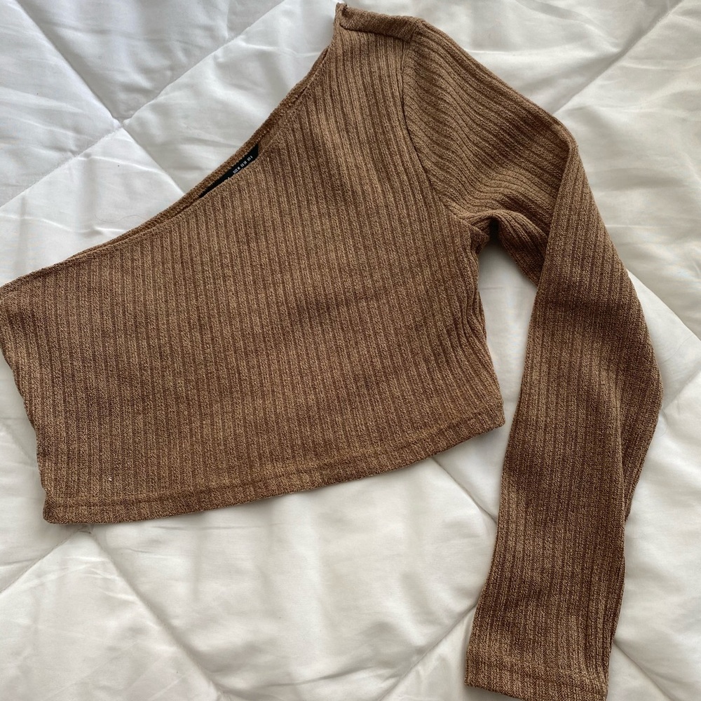 NEW Shein One-Shoulder Crop Top